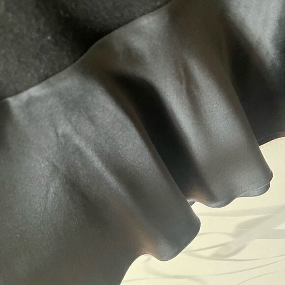 Worth Peplum Black Shirt Size Medium - Picture 3 of 5